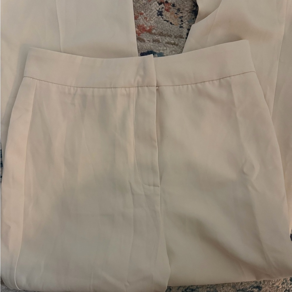 Commense Cream Strapless Button-Front Pantsuit wi… - image 7